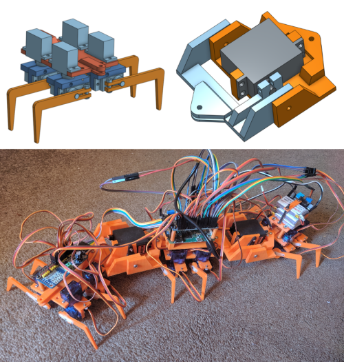 Thumbnail for In case hexapods weren't creepy enough: the centipede robot!